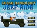 Несреќа Bandicoot Jeep да се игра онлајн